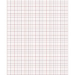 0 5 Cm Graph Paper With Red Lines A4 Size Graph Paper Printable