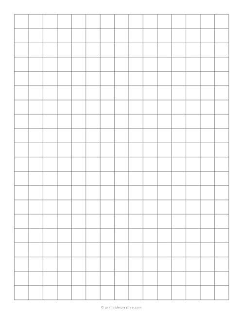 1/2 Grid Paper Printable