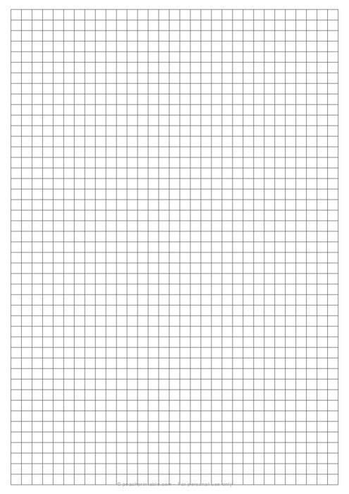 1 4 Inch Grid Plain Graph Paper On A4 In 2021 Printable Graph Paper 