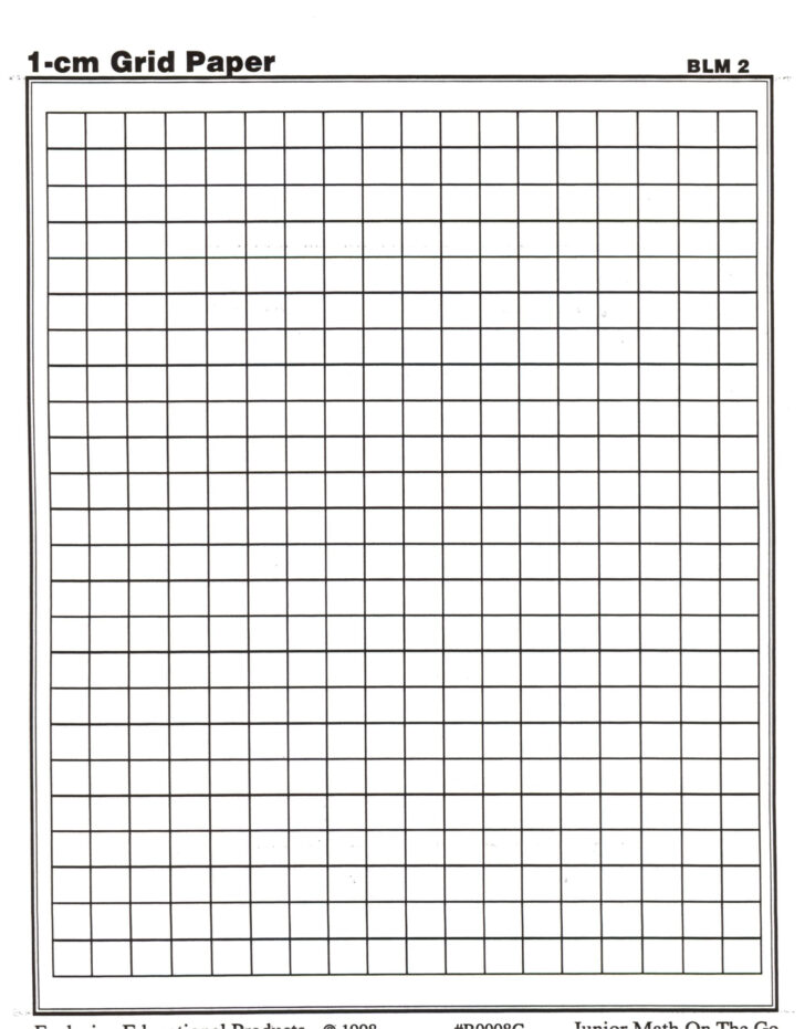 Centimeter Grid Paper Printable Free