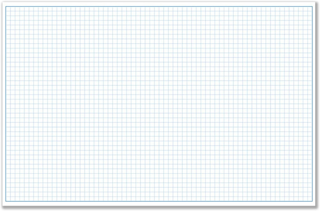 11×17 Quadrille Grid Blueprint And Graph Paper 5 Pads 50 Sheets | Grid ...