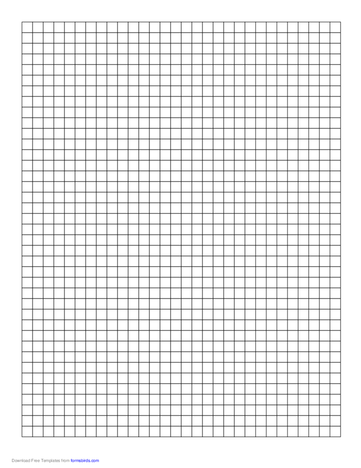 1x1 Grid Graph Paper Free Download