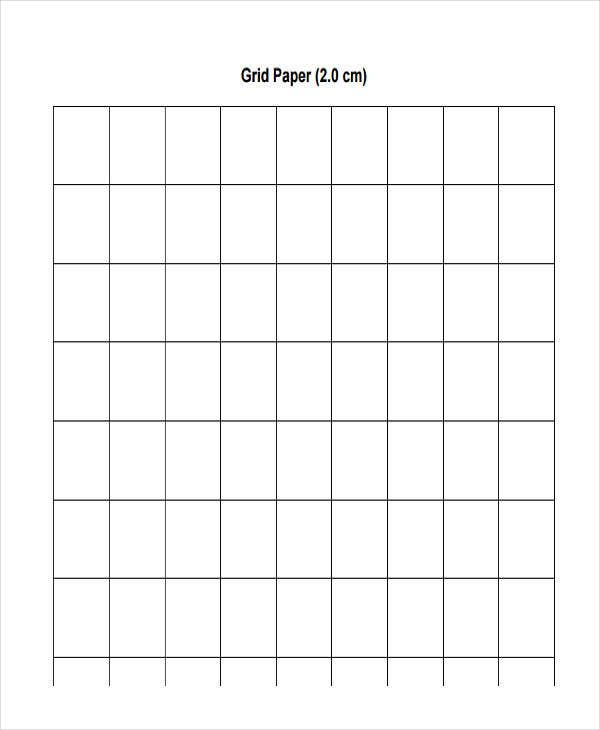Grid Lined Paper Printable