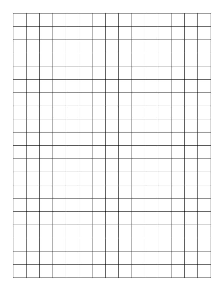 Graph Paper Template Download | Grid Paper Printable
