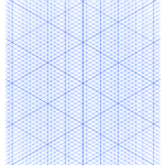 4 Free Printable Isometric Graph Paper Template Free Graph Paper