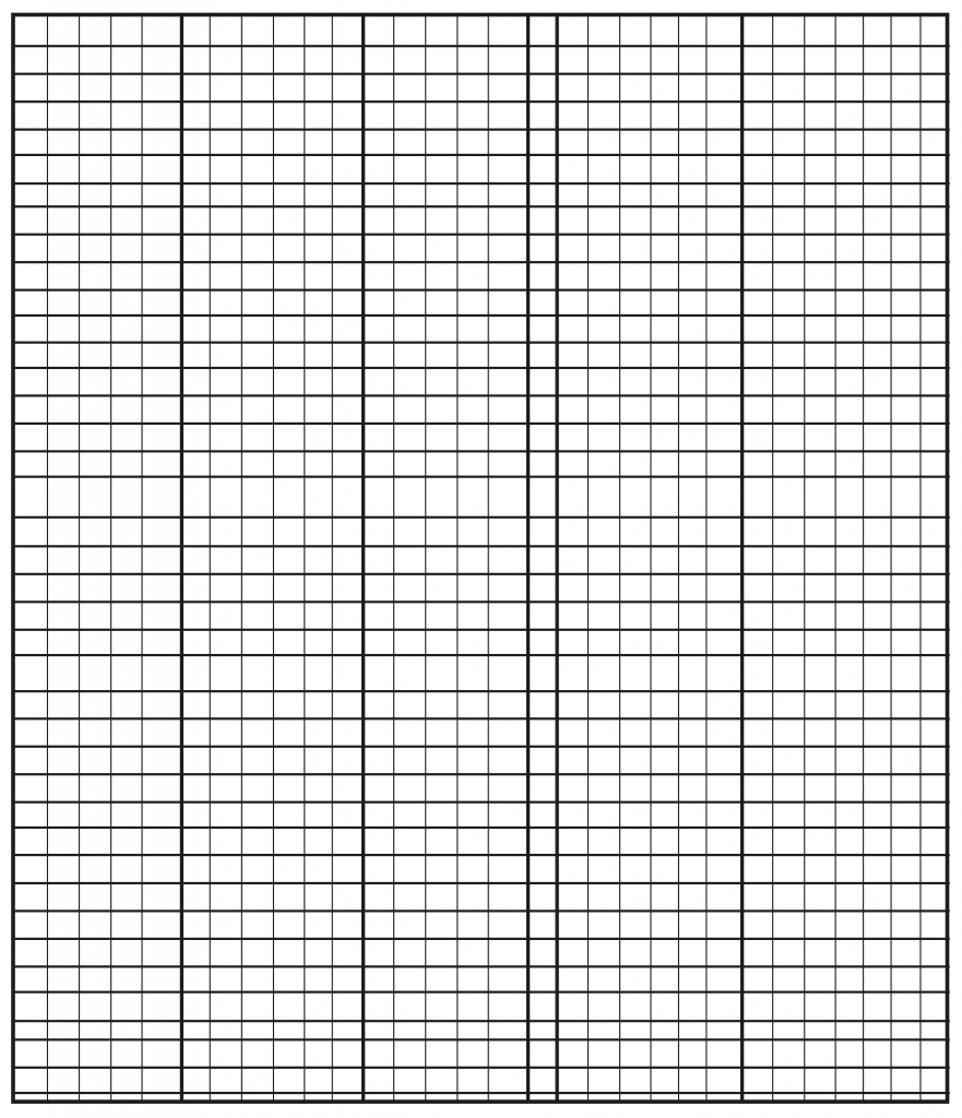 4 Free Printable Numbered Graph Paper Free Graph Paper Printable