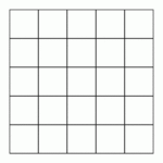 5 By 5 Grid ClipArt ETC