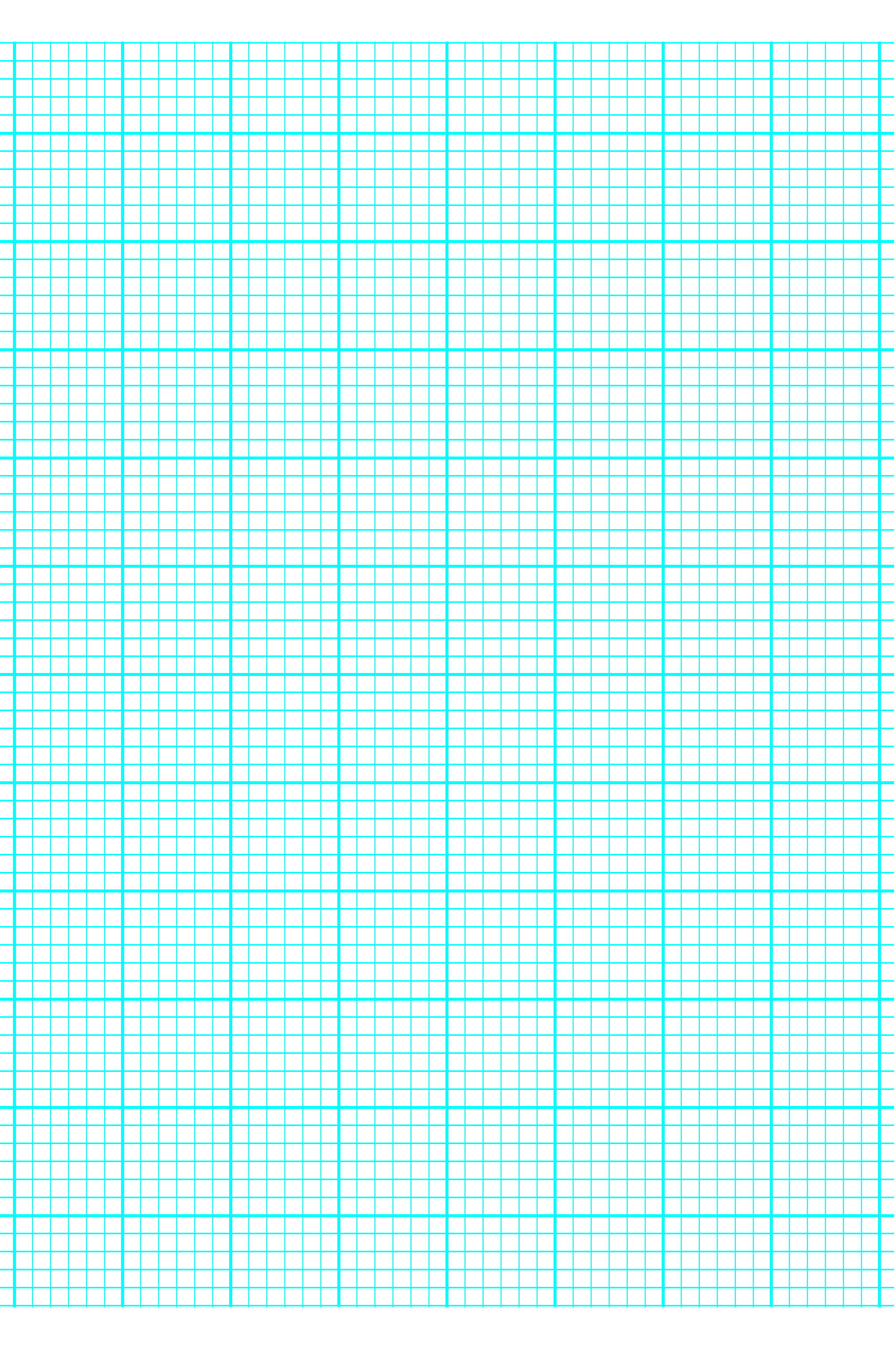 6 Lines Per Inch Graph Paper On A4 sized Paper Heavy Free Download