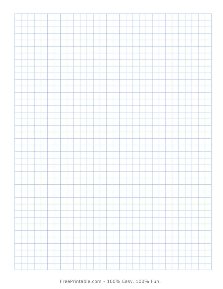 8 5 X 11 Graph Paper Printable Free Printable Graph Paper | Grid Paper ...