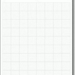 8x8 Graph Paper Letter Personalized Pads