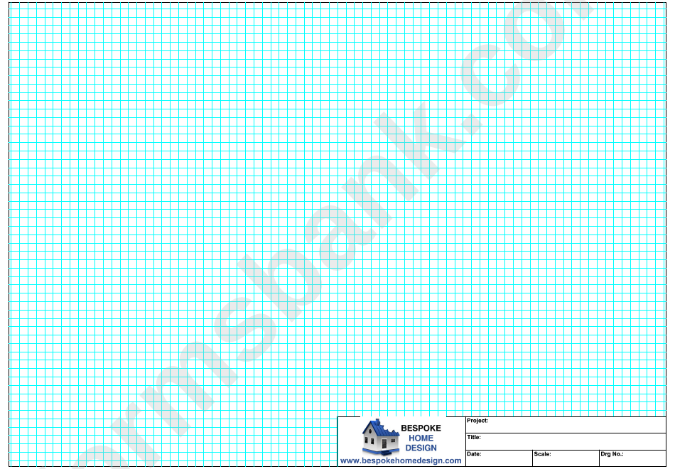 A3 Graph Paper Blue On White Printable Pdf Download