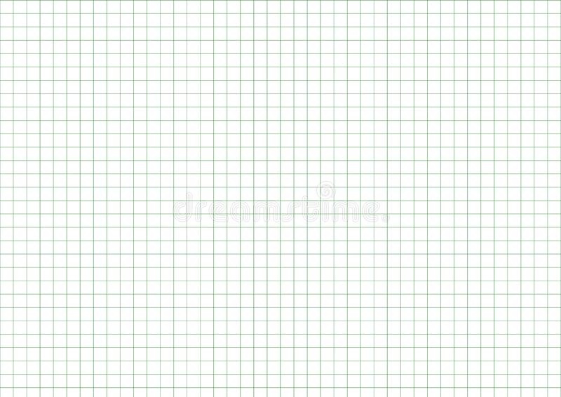 A3 Size Chart Paper With 1 Cm Green Grid Lines Stock Illustration 