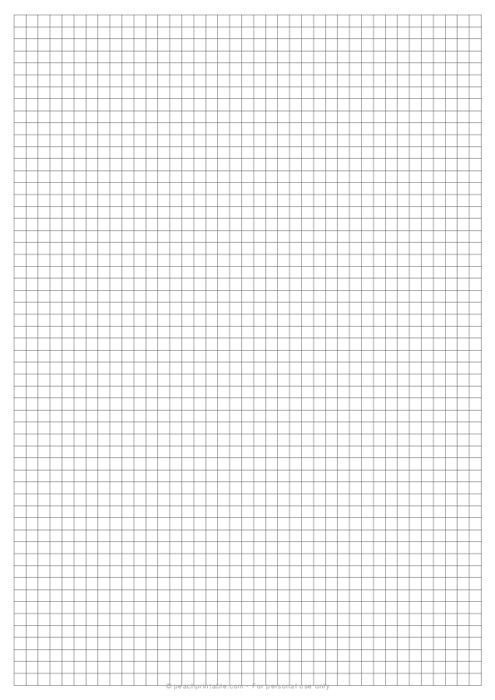 A4 1 5 Inch Grid Plain Graph Paper In 2021 Free Paper Printables 