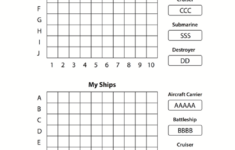 Battleship Printable Printable Battleship Game Free Printable Paper
