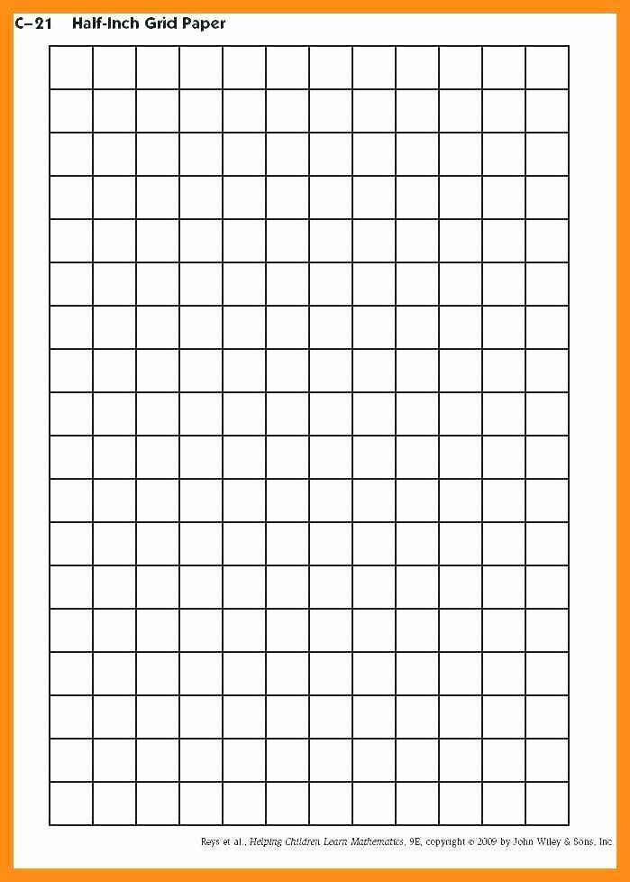 Large Grid Paper Printable For Math