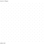 Black Isometric 1 Cm Dot Paper Template Download Printable PDF