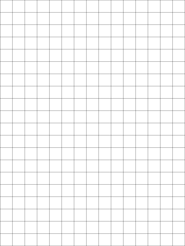 Blank Graph Paper Template Free Download | Grid Paper Printable