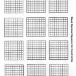 Blank Hundredths Decimal Squares Decimal Squares