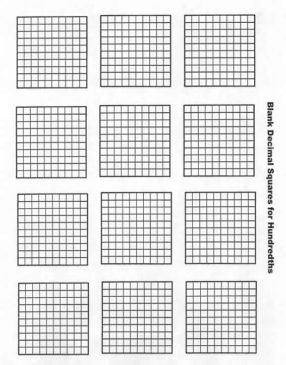 Decimal Grid Paper Printable