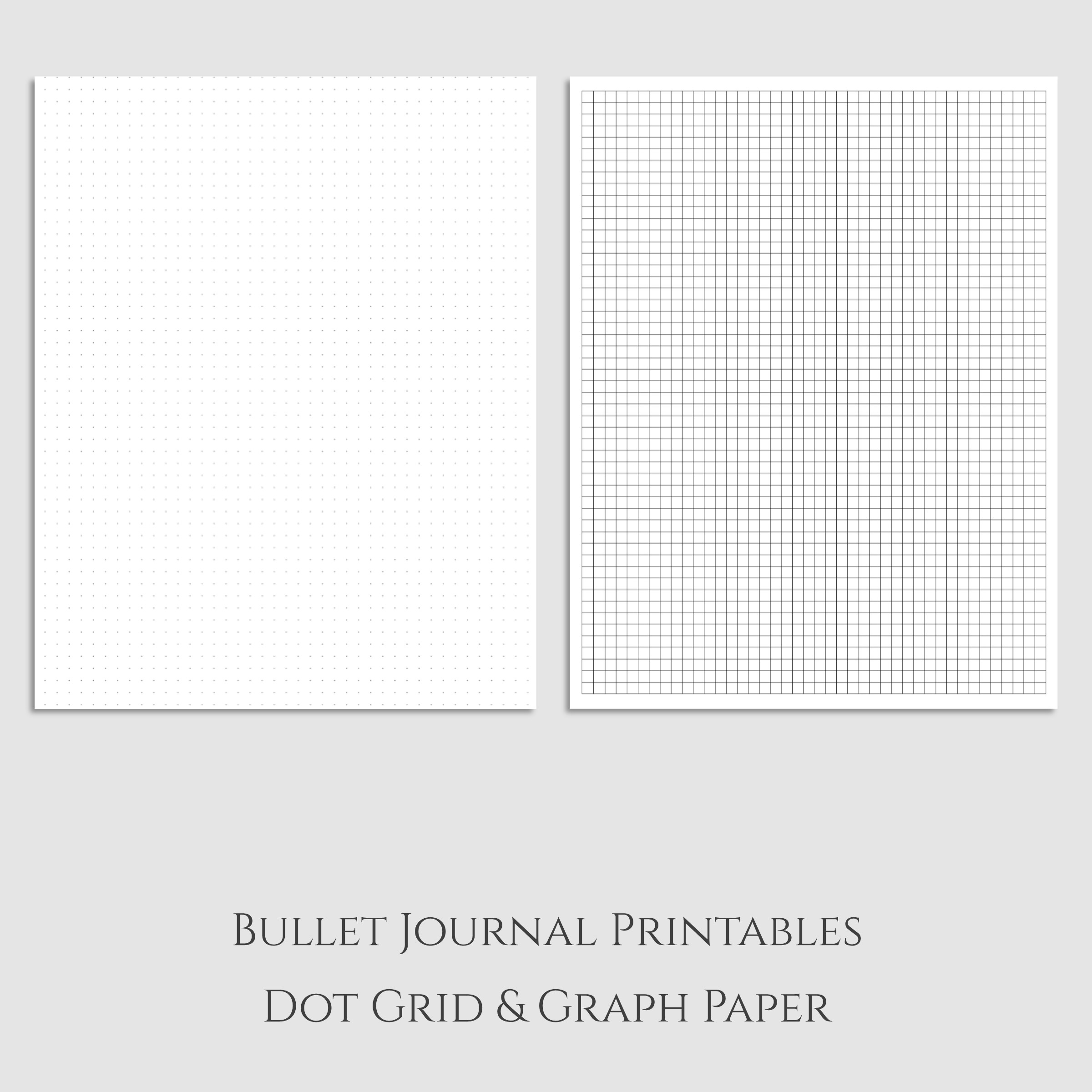 Bullet Journal Dot Grid And Graph Paper Printables Sarcasm And Sweet Tea