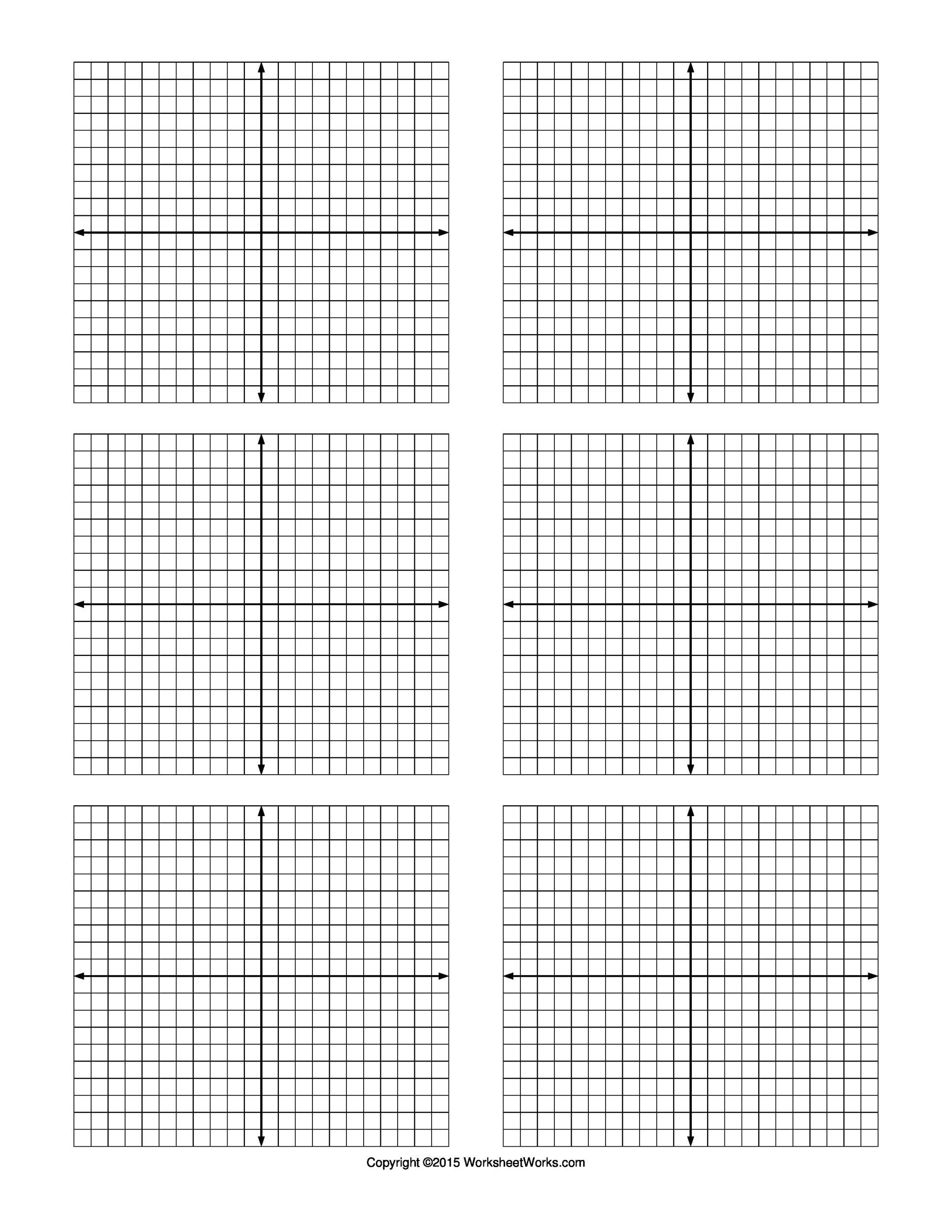 C coordinate Grid Graph Paper Printable Template Printable