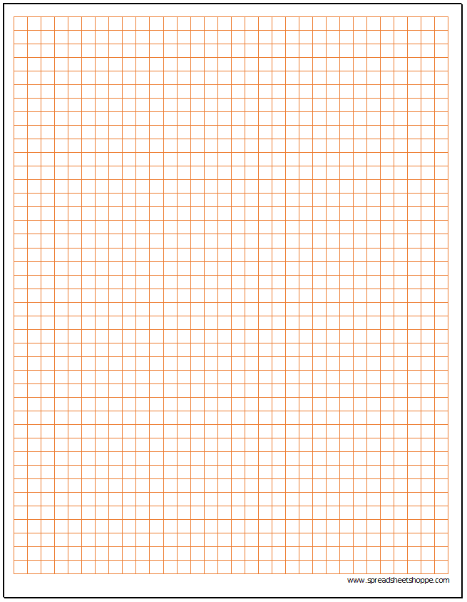 Cartesian Graph Paper Template Spreadsheetshoppe