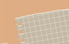 Download Premium Vector Of Brown Grid Notepaper Template Vector 893406