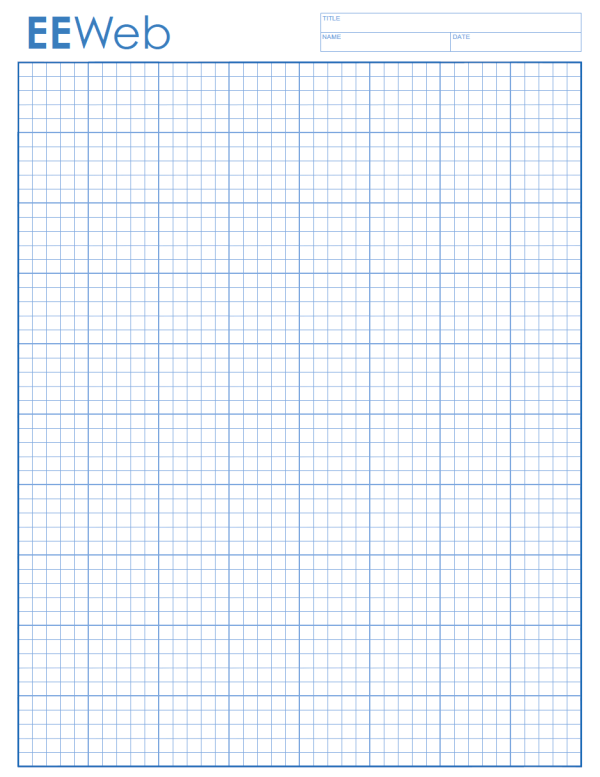 Engineering Grid Paper Template