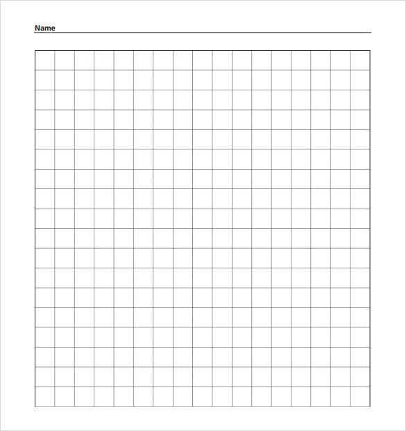 FREE 6 Grid Paper Templates In MS Word PDF