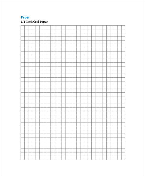 Free Printable Graph Paper 1 4 Inch