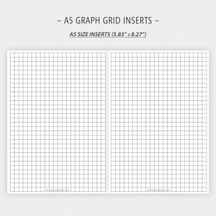 A5 Grid Paper Printable