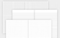 Free A5 Size Dot Grid Graph Lined Paper Printable For Bullet Journaling