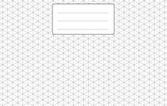 Free Download Isometric Graph Paper Notebook Large Pad 8 5x11 110