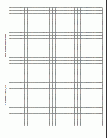 Free Printable 1 4 Graph Paper Student Handouts