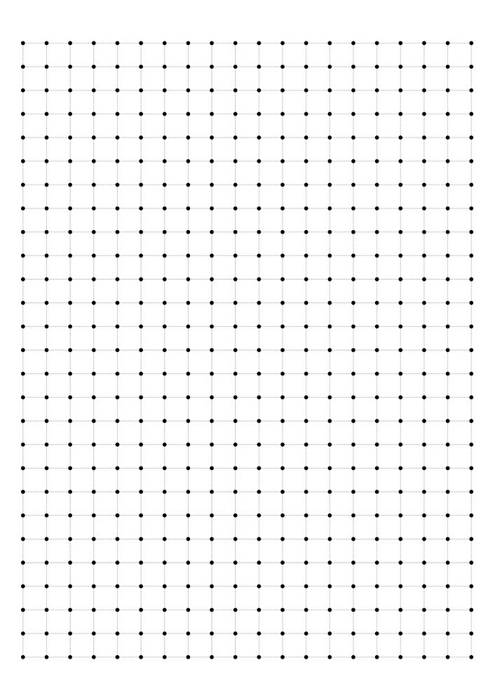 Dot Grid Paper Template Free Printable