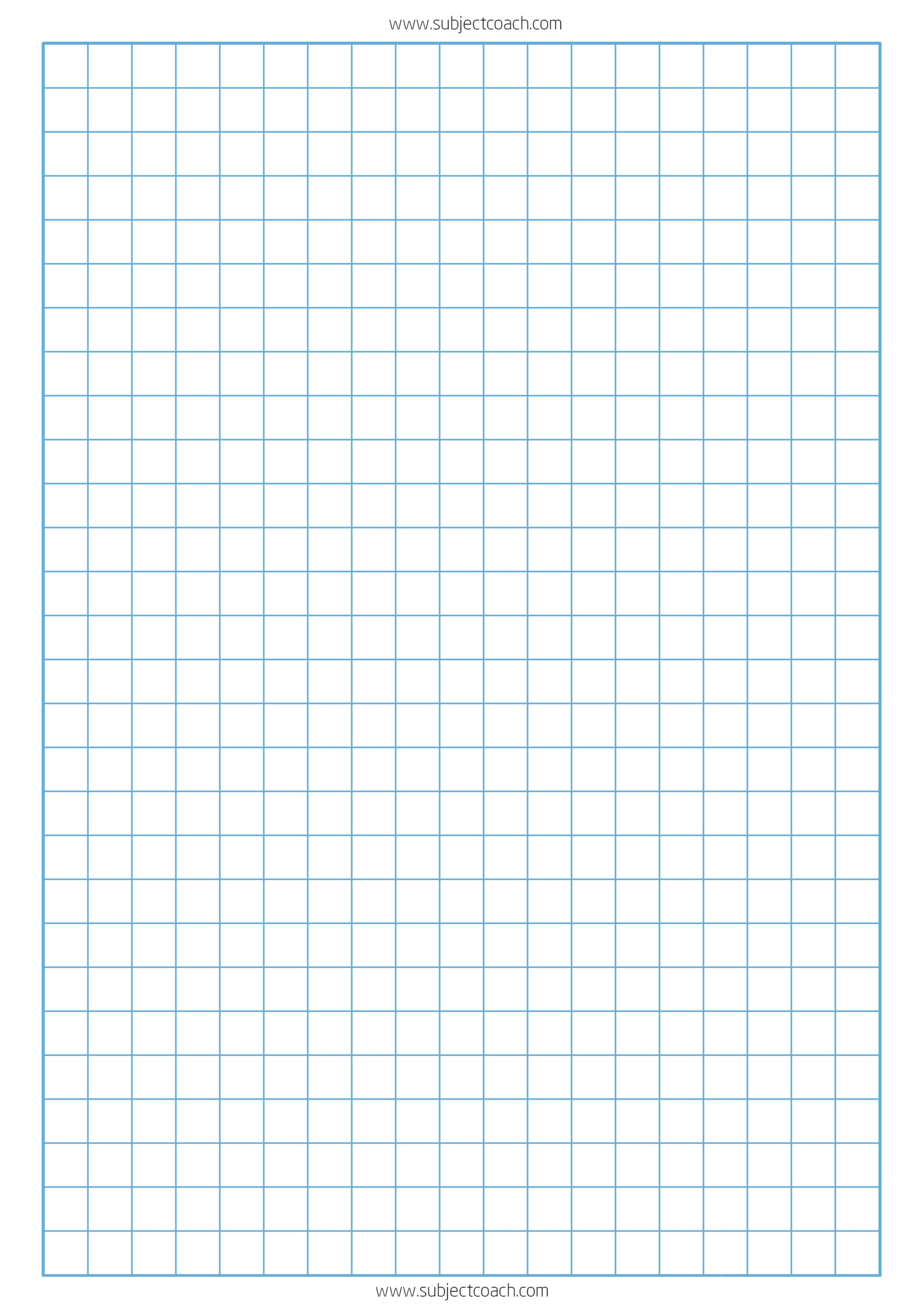 FREE Printable Graph Paper 1cm For A4 Paper SubjectCoach