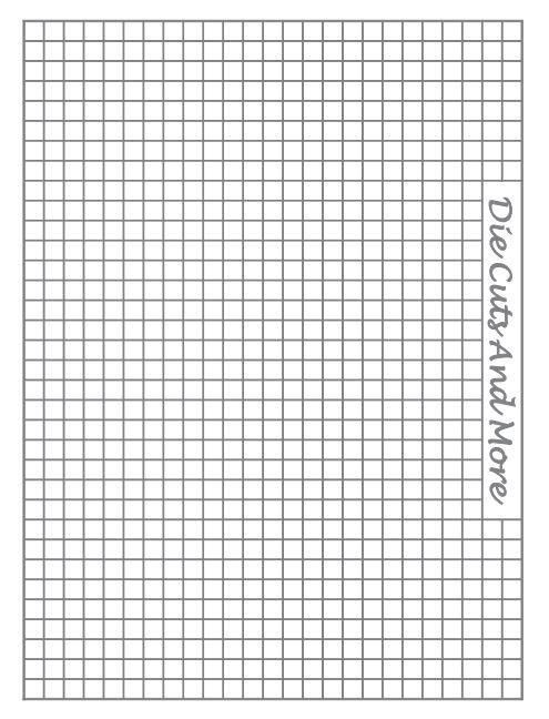 FREE Printable metric Grid Paper For The Stampoholic Stamping Tool 