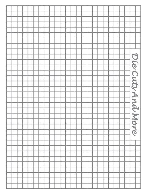 FREE Printable metric Grid Paper For The Stampoholic Stamping Tool 