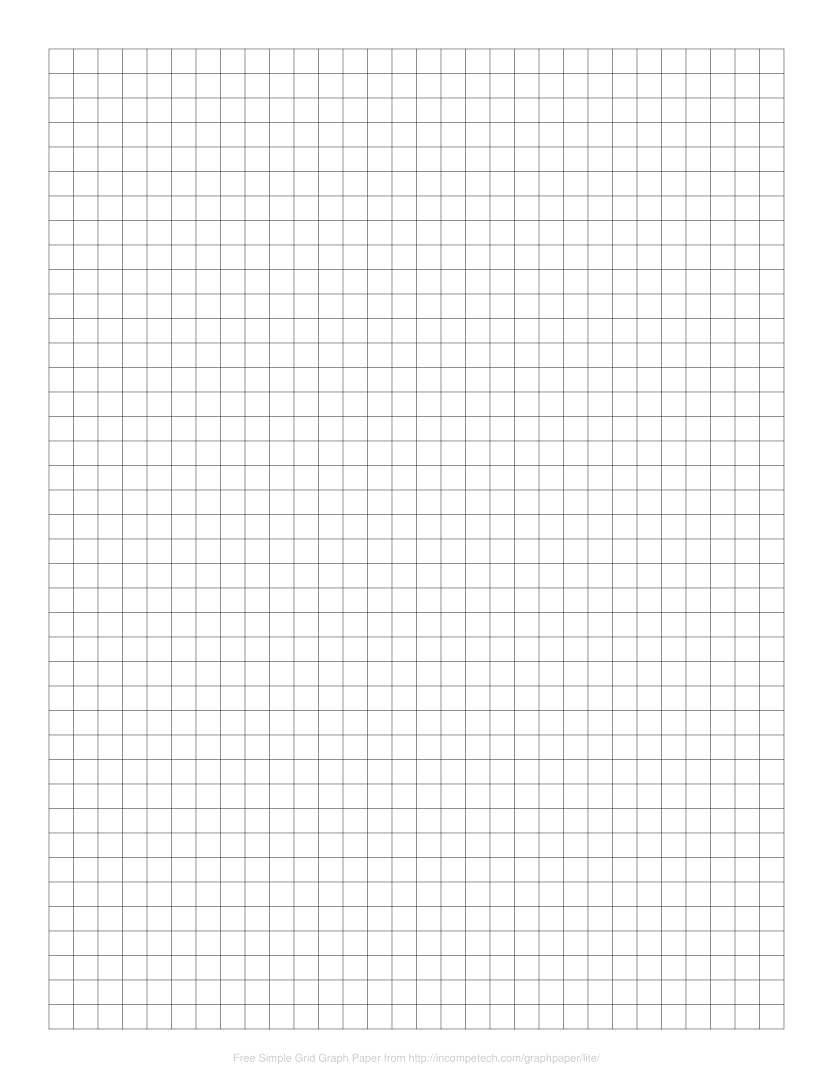 Full Size Full Page Graph Paper 40 40 Printable Printable Graph Paper