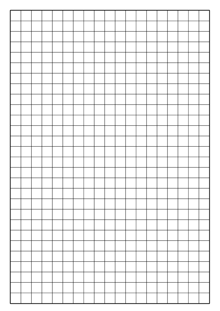 1cm Square Grid Paper Printable