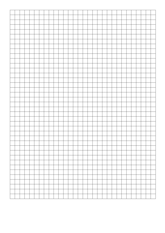 Graph Paper 1x1 Grid Printable Pdf Download