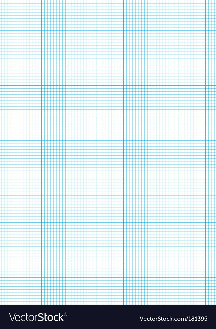 Graph Paper A4 Sheet Royalty Free Vector Image