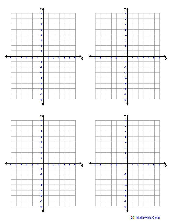 Graph Paper Printable Math Graph Paper free Printable Coordinate 