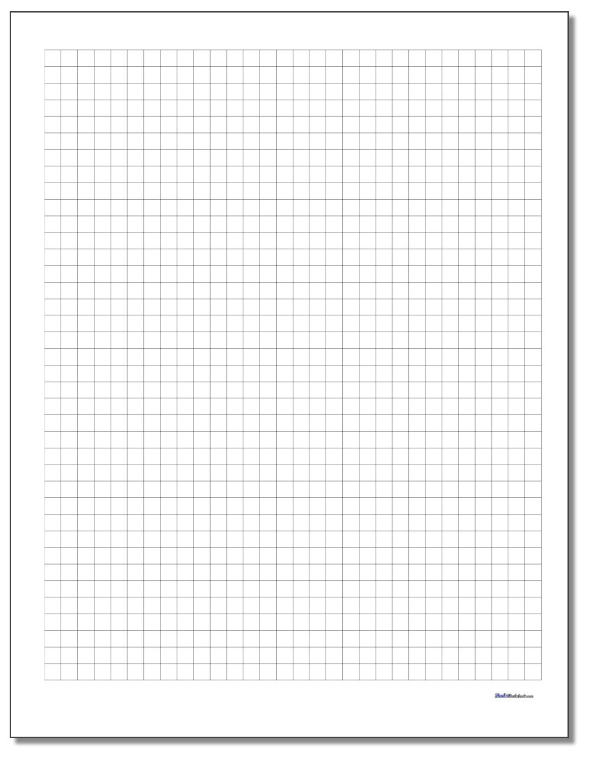 Graph Paper Quarter Inch Free Full Page Printable Graph Paper