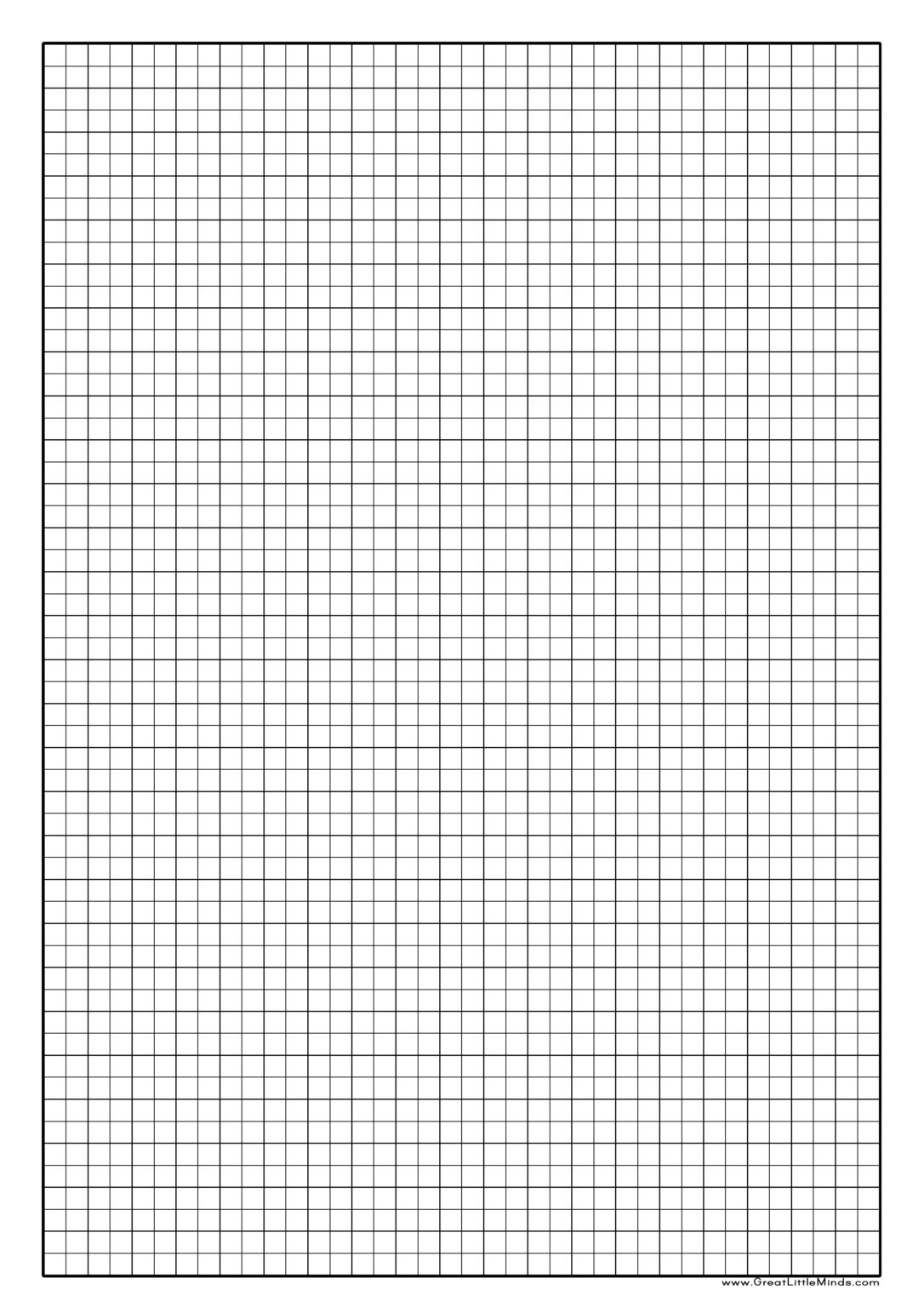 5mm Grid Paper A4 Printable | Grid Paper Printable