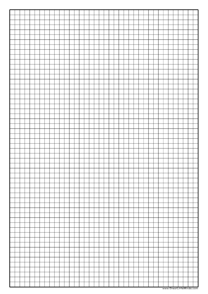Graph Paper Printable A4 5mm | Grid Paper Printable