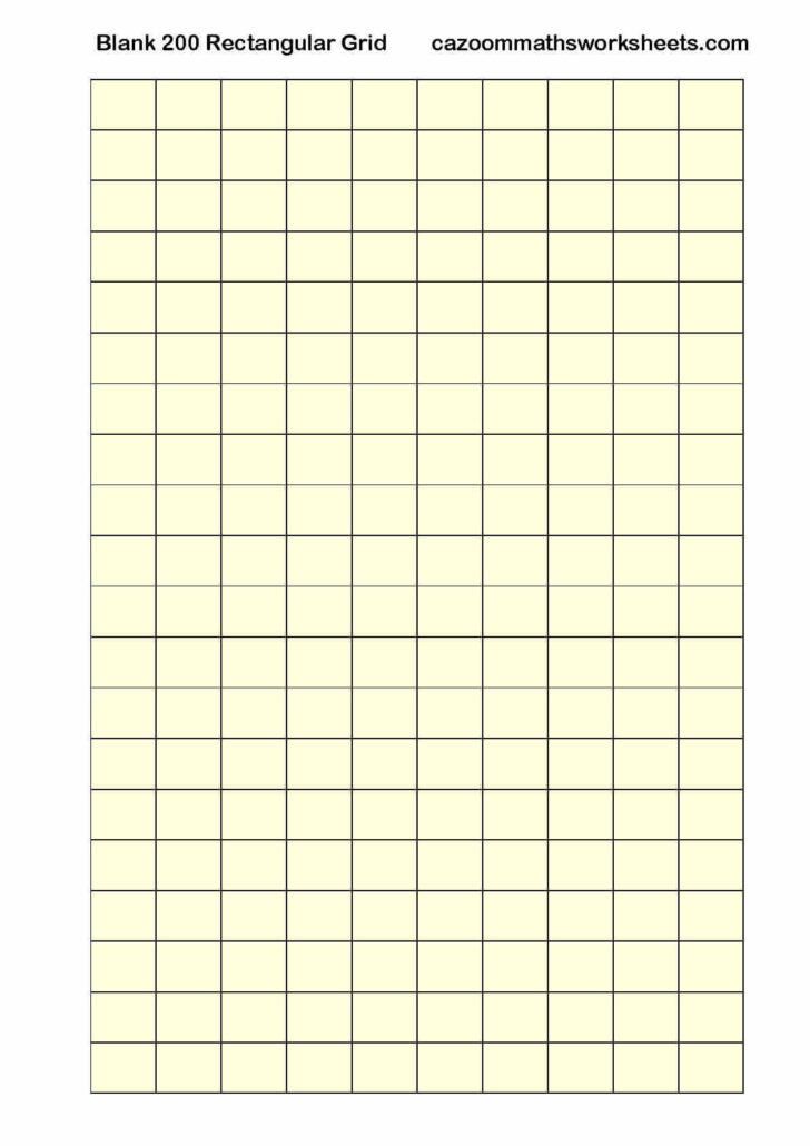 Rectangle Grid Paper Printable