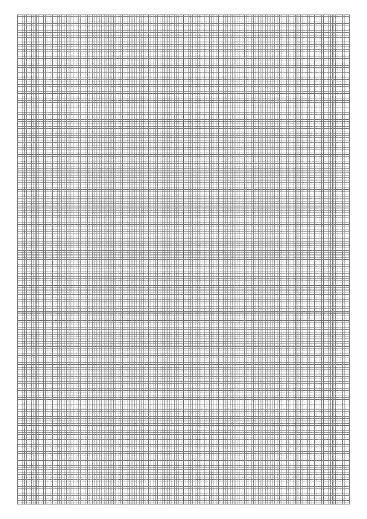 Millimeter Graph Paper Printable PDF Printable Graph Paper