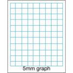 NOTE STATIONERY GRAPH PAPER A4 5MM PORTRAIT 500 SHEET REAM Maths Grid