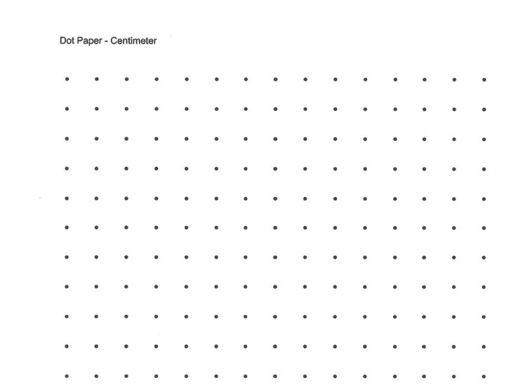 Centimeter Dot Grid Paper Printable